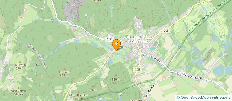localisation de l'entreprise MONSIEUR DOMINIQUE FASSEL à ROUGEMONT-LE-CHATEAU