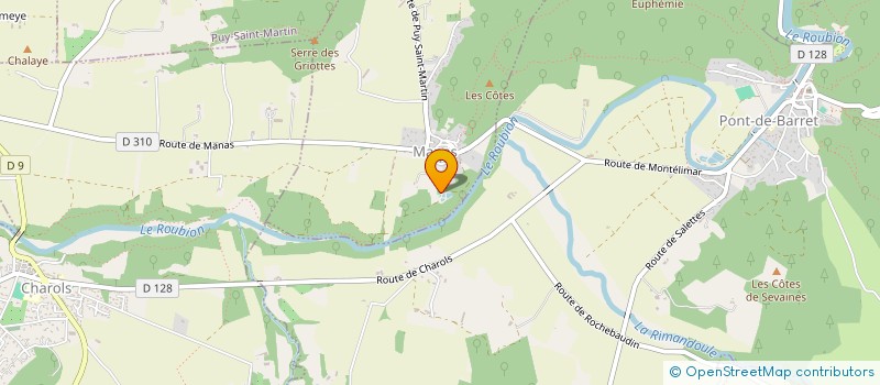 localisation de l'entreprise MONSIEUR DOMINIQUE FAURE  SAINT-GERVAIS-SUR-ROUBION