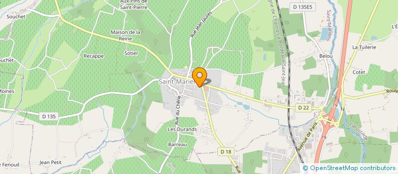 localisation de l'entreprise MONSIEUR DOMINIQUE FAURIE  LARUSCADE