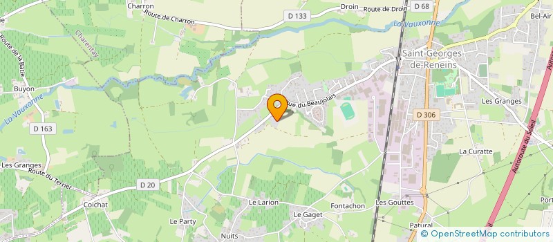 localisation de l'entreprise MONSIEUR DOMINIQUE FAVRE à SAINT-GEORGES-DE-RENEINS