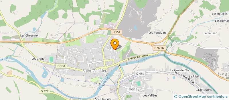 localisation de l'entreprise MONSIEUR DOMINIQUE FEIGNON à SAINT-GAULTIER