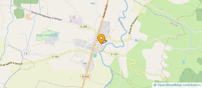 localisation de l'entreprise MONSIEUR DOMINIQUE FEIJOO  SEISSAN