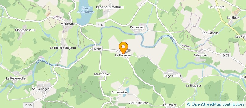 localisation de l'entreprise MONSIEUR DOMINIQUE FENART à LE GRAND-BOURG