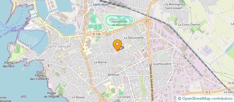 localisation de l'entreprise MONSIEUR DOMINIQUE FENEUX  SAINT-MALO