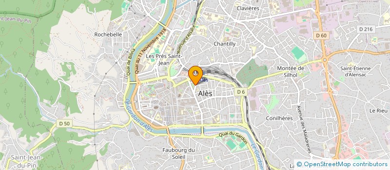 localisation de l'entreprise MONSIEUR DOMINIQUE FENOUILLET à ALES
