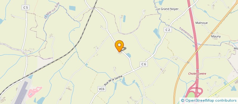 localisation de l'entreprise MONSIEUR DOMINIQUE FERCHAUD à CHOLET