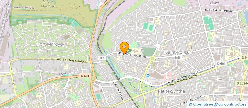 localisation de l'entreprise MONSIEUR DOMINIQUE FERCIOT à DUNKERQUE