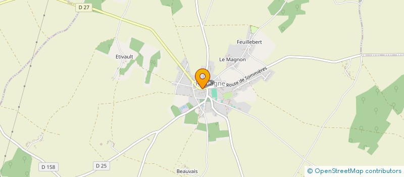 localisation de l'entreprise MONSIEUR DOMINIQUE FERRAND à ROMAGNE