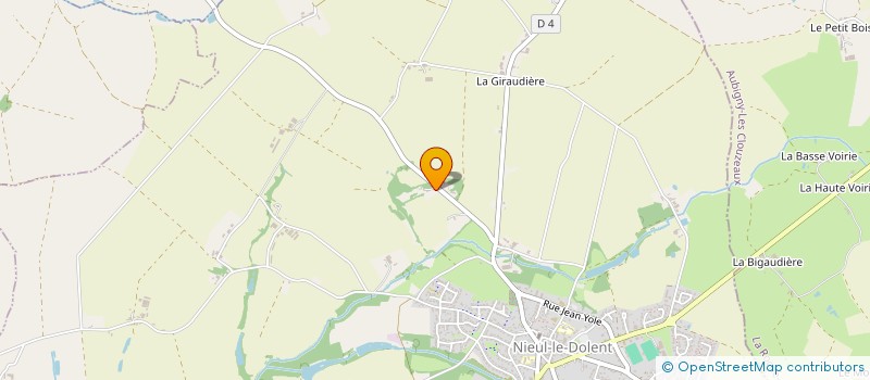 localisation de l'entreprise MONSIEUR DOMINIQUE FERRE  NIEUL-LE-DOLENT