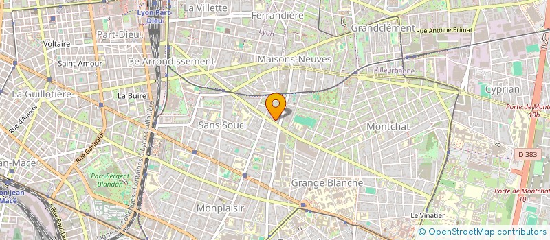 localisation de l'entreprise MONSIEUR DOMINIQUE FERRE  LYON