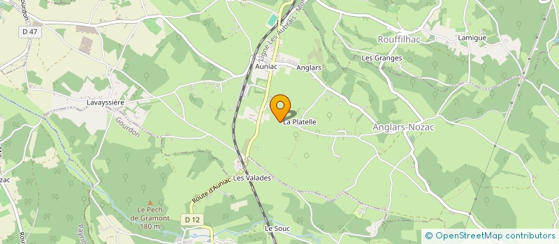localisation de l'entreprise MONSIEUR DOMINIQUE FERRERO à ANGLARS-NOZAC
