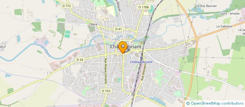 localisation de l'entreprise MONSIEUR DOMINIQUE FERRON  CHATEAUBRIANT