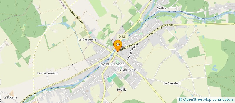 localisation de l'entreprise MONSIEUR DOMINIQUE FINET à FAY-AUX-LOGES