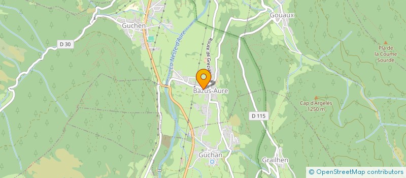 localisation de l'entreprise MONSIEUR DOMINIQUE FISSE  BAZUS-AURE