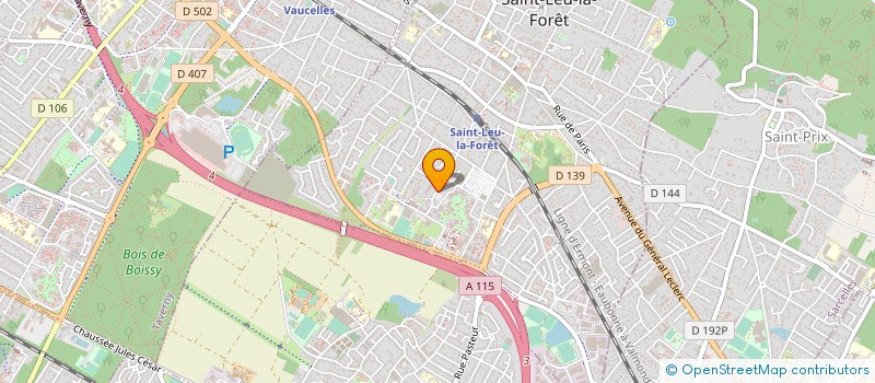 localisation de l'entreprise MONSIEUR DOMINIQUE FLAMME  SAINT-LEU-LA-FORET