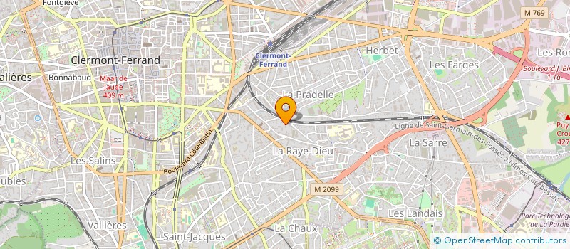 localisation de l'entreprise MONSIEUR DOMINIQUE FLEURY  CLERMONT-FERRAND