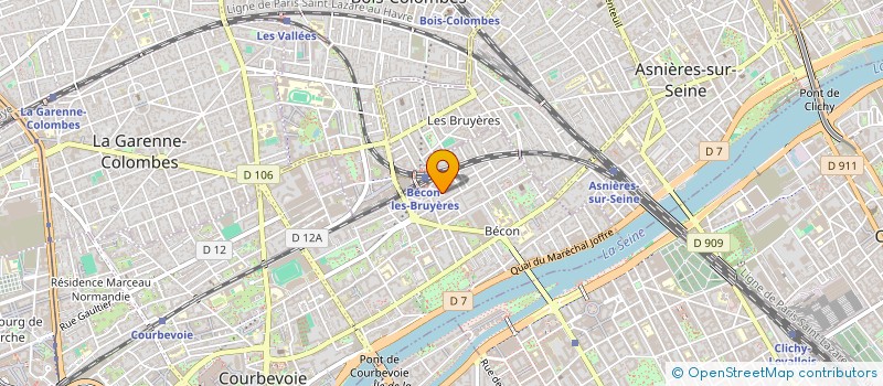 localisation de l'entreprise MONSIEUR DOMINIQUE FOIN à COURBEVOIE