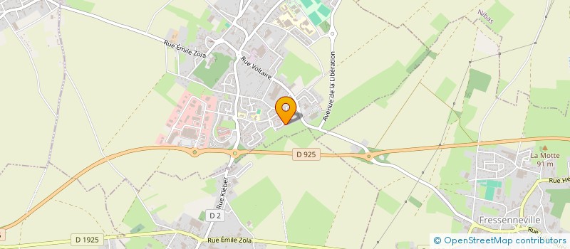 localisation de l'entreprise MONSIEUR DOMINIQUE FONTAINE  FRIVILLE-ESCARBOTIN