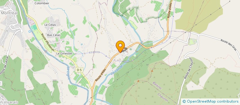 localisation de l'entreprise MONSIEUR DOMINIQUE FONTAINE  UZER