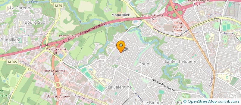 localisation de l'entreprise MONSIEUR DOMINIQUE FONTAINE à ORVAULT