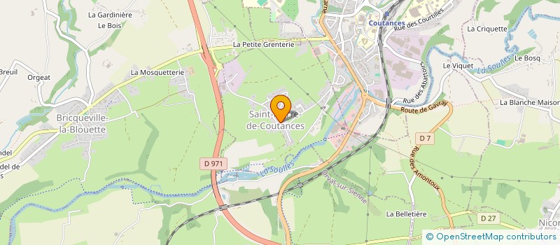 localisation de l'entreprise MONSIEUR DOMINIQUE FONTENAY  GRATOT