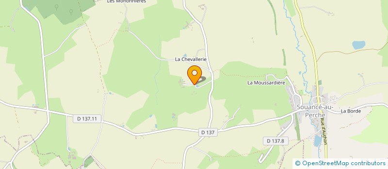 localisation de l'entreprise MONSIEUR DOMINIQUE FORTIN à SOUANCE-AU-PERCHE