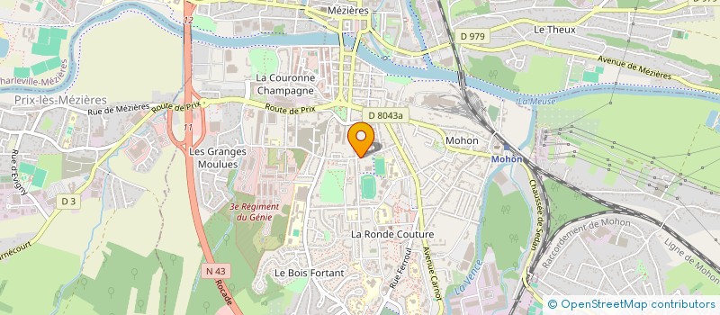 localisation de l'entreprise MONSIEUR DOMINIQUE FOSTIER  CHARLEVILLE-MEZIERES