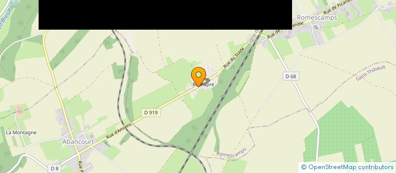 localisation de l'entreprise MONSIEUR DOMINIQUE FOUBERT  ROMESCAMPS