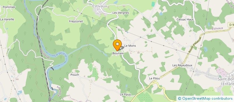 localisation de l'entreprise MONSIEUR DOMINIQUE FOUCHE à ESTIVAUX