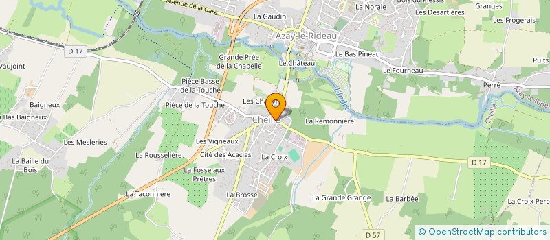 localisation de l'entreprise MONSIEUR DOMINIQUE FOUCHER  CHEILLE