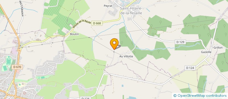 localisation de l'entreprise MONSIEUR DOMINIQUE FOURCADE  SAINT-HILAIRE-DE-LA-NOAILLE