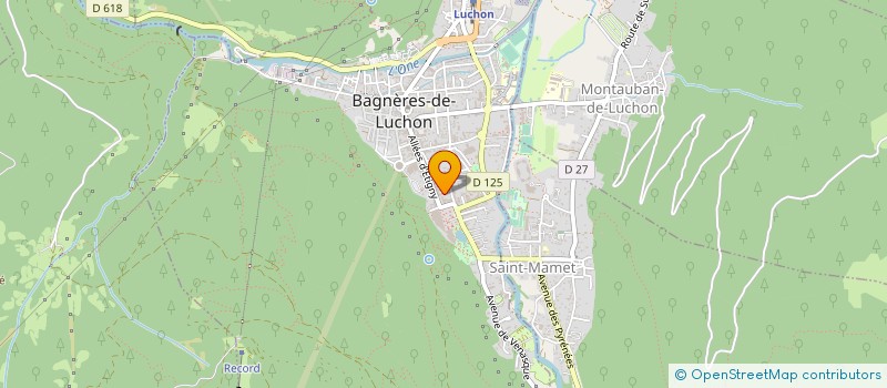 localisation de l'entreprise MONSIEUR DOMINIQUE FOURNIER à BAGNERES-DE-LUCHON