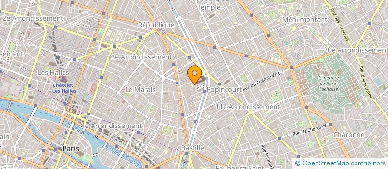 localisation de l'entreprise MONSIEUR DOMINIQUE FOURNIER  PARIS