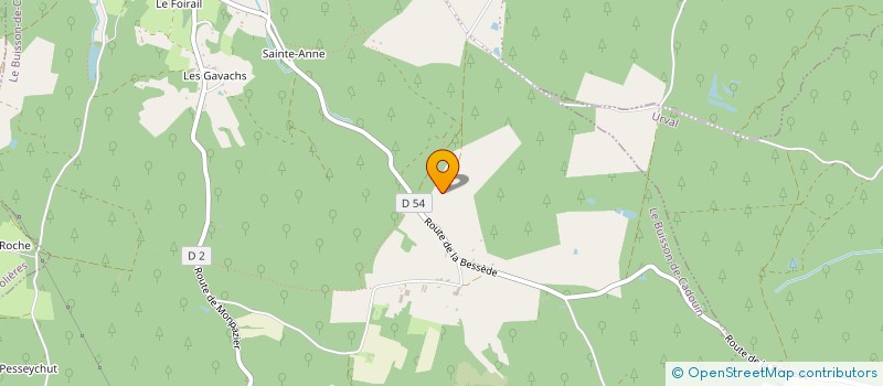 localisation de l'entreprise MONSIEUR DOMINIQUE FOURTEAUX  LE BUISSON-DE-CADOUIN