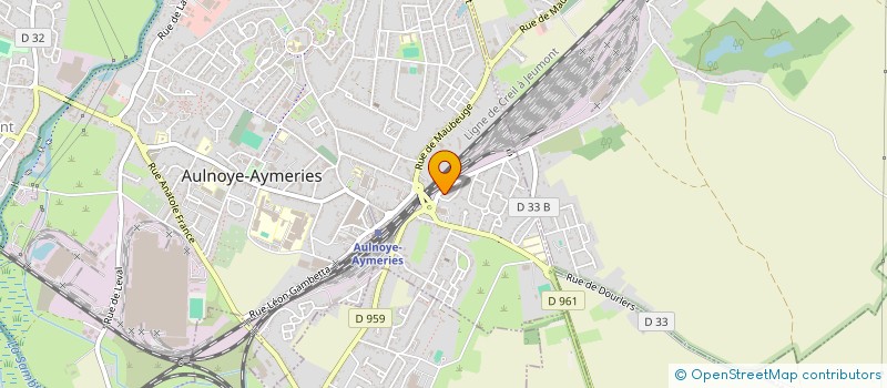 localisation de l'entreprise MONSIEUR DOMINIQUE FOUSSE  AULNOYE-AYMERIES