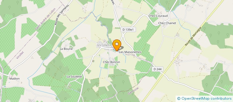 localisation de l'entreprise MONSIEUR DOMINIQUE FRADIN  CRAVANS