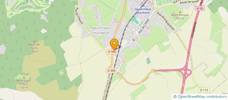 localisation de l'entreprise MONSIEUR DOMINIQUE FRAMERY  NEUFCHATEL-HARDELOT