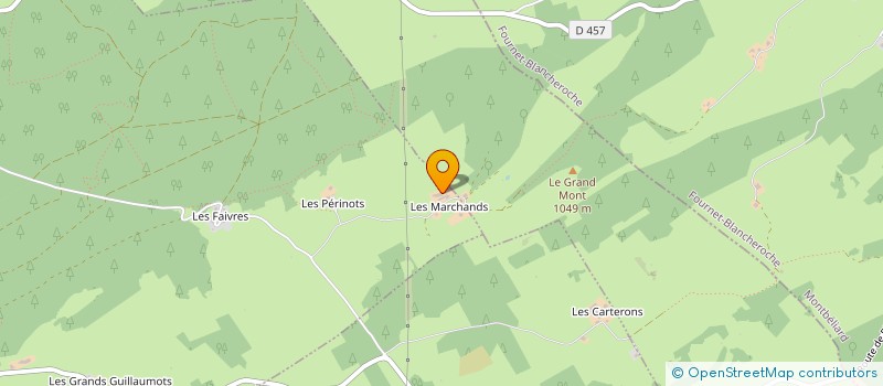 localisation de l'entreprise MONSIEUR DOMINIQUE FRANCOIS  LE RUSSEY