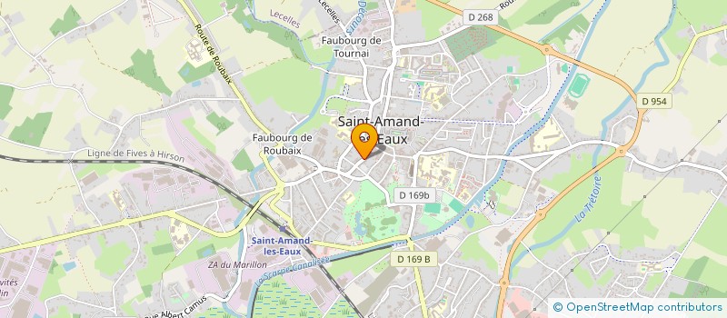 localisation de l'entreprise MONSIEUR DOMINIQUE FREMAUX à SAINT-AMAND-LES-EAUX