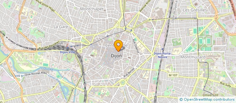 localisation de l'entreprise MONSIEUR DOMINIQUE FRENOIS à DIJON