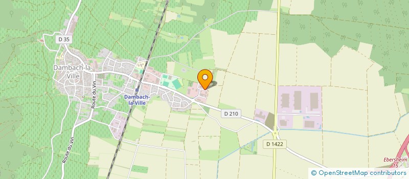localisation de l'entreprise MONSIEUR DOMINIQUE FREY à DAMBACH-LA-VILLE