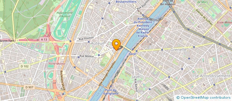 localisation de l'entreprise MONSIEUR DOMINIQUE FREZARD  PARIS