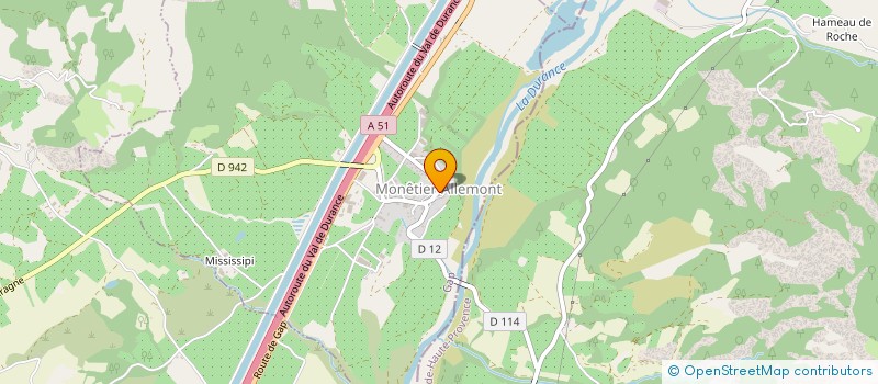 localisation de l'entreprise MONSIEUR DOMINIQUE FRIARD  CLARET