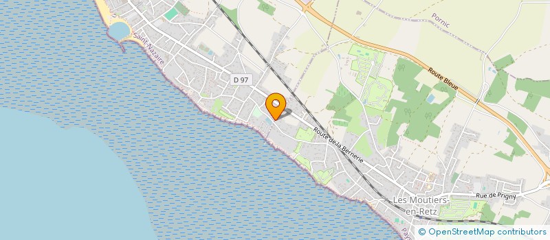 localisation de l'entreprise MONSIEUR DOMINIQUE FRIOU  LA BERNERIE-EN-RETZ