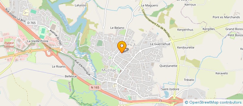 localisation de l'entreprise MONSIEUR DOMINIQUE FROMENTIN  LE GUERNO