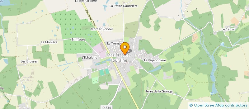 localisation de l'entreprise MONSIEUR DOMINIQUE FUCHS à MAZIERES-DE-TOURAINE