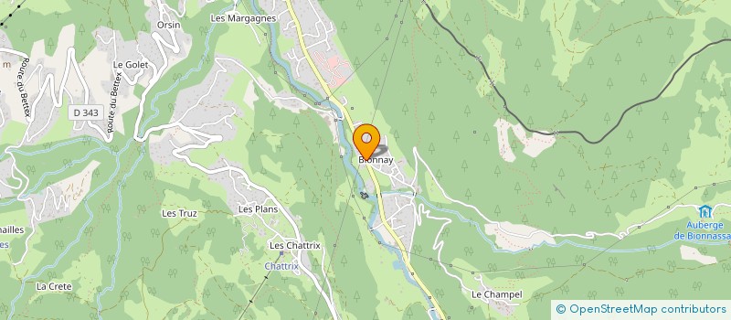 localisation de l'entreprise MONSIEUR DOMINIQUE FUCHS  SAINT-GERVAIS-LES-BAINS