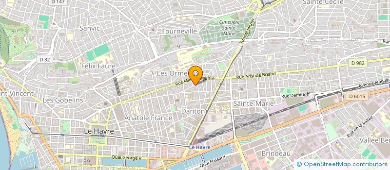 localisation de l'entreprise MONSIEUR DOMINIQUE FUSS à LE HAVRE