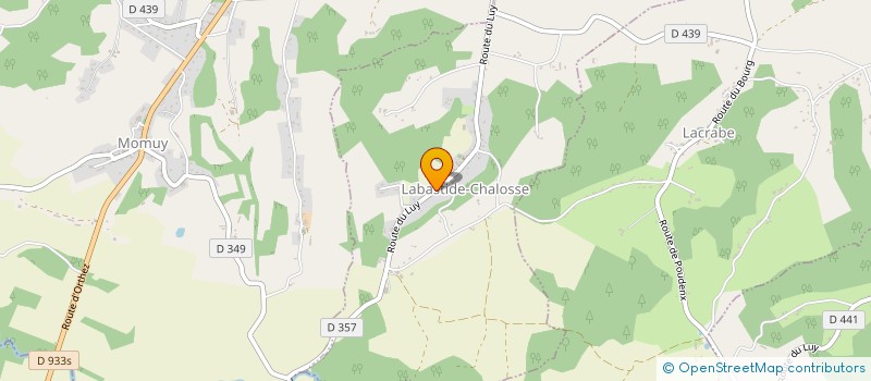 localisation de l'entreprise MONSIEUR DOMINIQUE FUSTIER  LABASTIDE-CHALOSSE