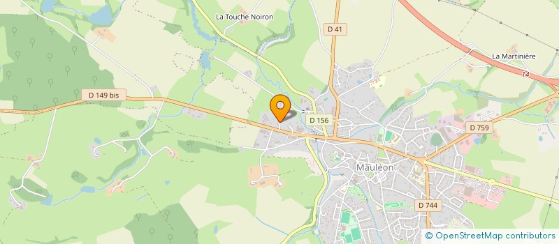localisation de l'entreprise MONSIEUR DOMINIQUE GABOREAU à MAULEON